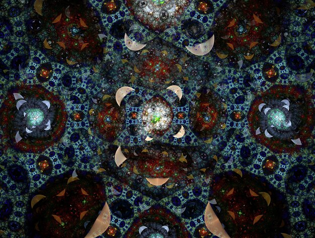 Denkbeeldige fractal achtergrond abstracte afbeelding