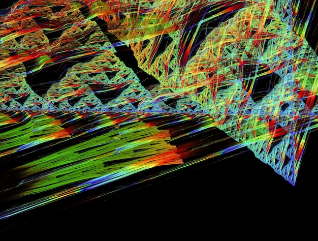 Denkbeeldige fractal achtergrond gegenereerd Afbeelding