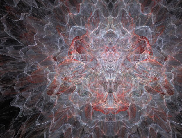 Denkbeeldige fractal achtergrond gegenereerd Afbeelding