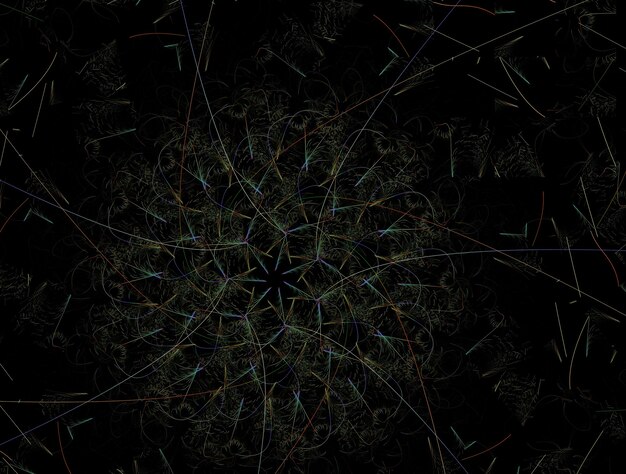 Denkbeeldige weelderige fractal textuur gegenereerde afbeelding abstracte achtergrond