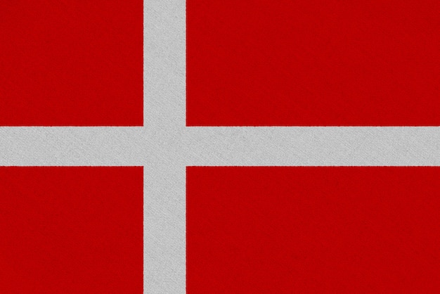 Denmark fabric flag