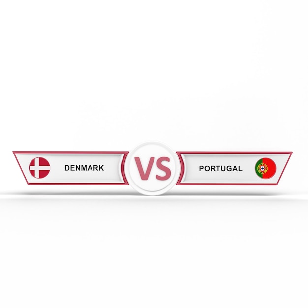 Photo denmark vs portugal match