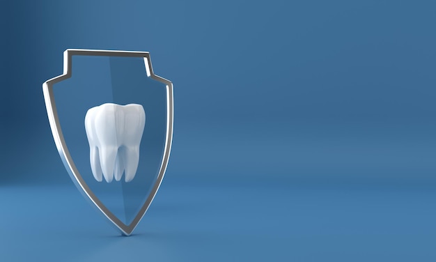 Dental implants surgery 3d rendering