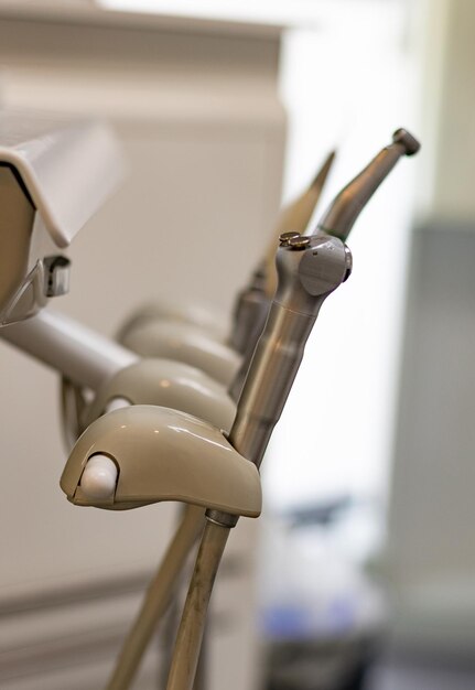 Dental oral instruments closeup