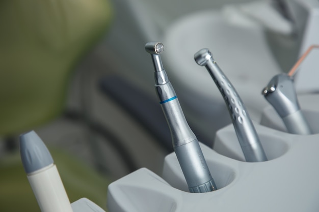 dentist tools on the table
