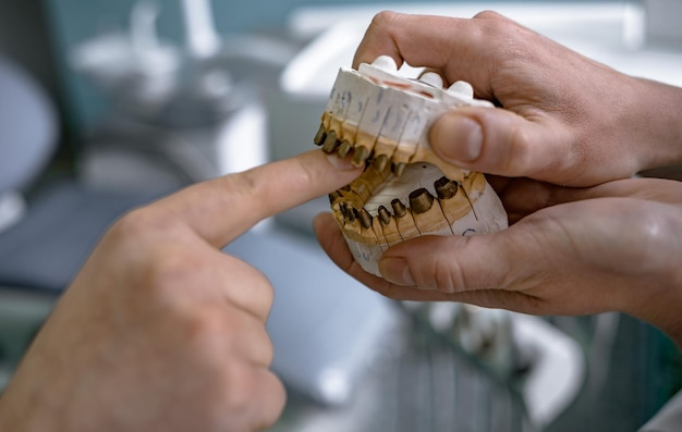 Foto al dentista.