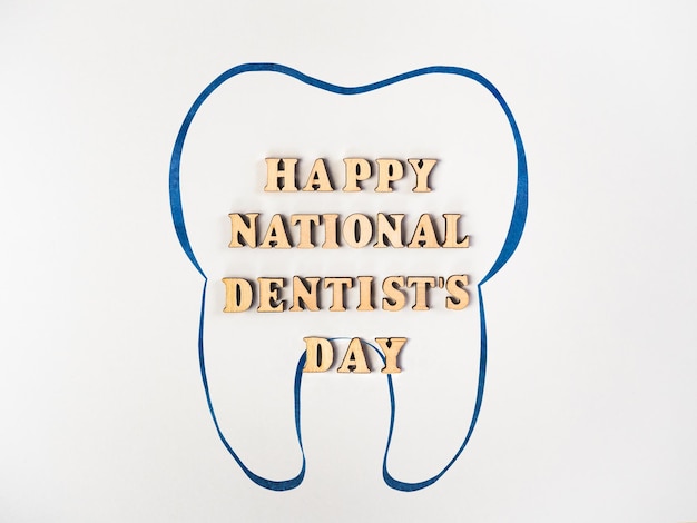 dentists day greeting card closeup no people
