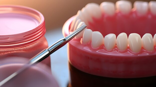 Чистящая щетка для зубных протезов и раствор необходимы