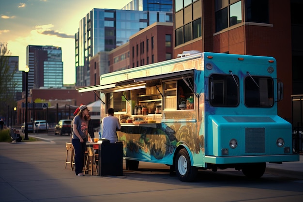 Denver Food Truck Scene photography