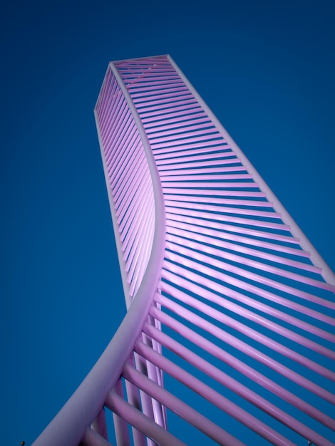 The denver tech center is symbolized by the dtc identity monument, which meant to resemble the framework of a skyscraper