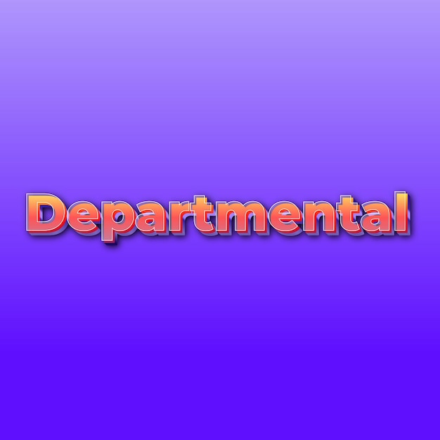 DepartmentalText effect JPG gradient purple background card photo