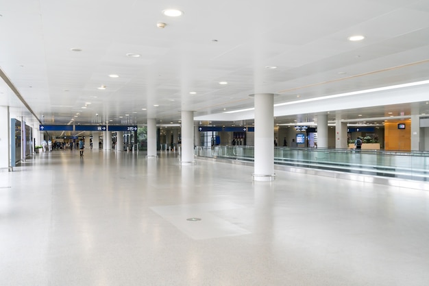 The departure lounge at Shanghai