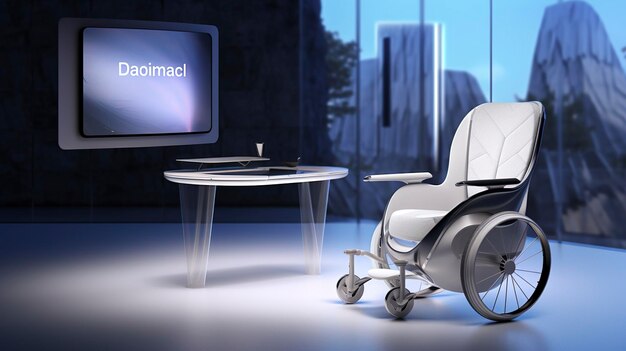 Depict an innovative product designed with universal accessibility benefiting users of all abiliti