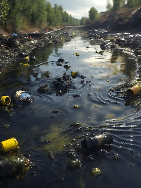 Фото Описание воздействия нефтяного загрязнения на воду