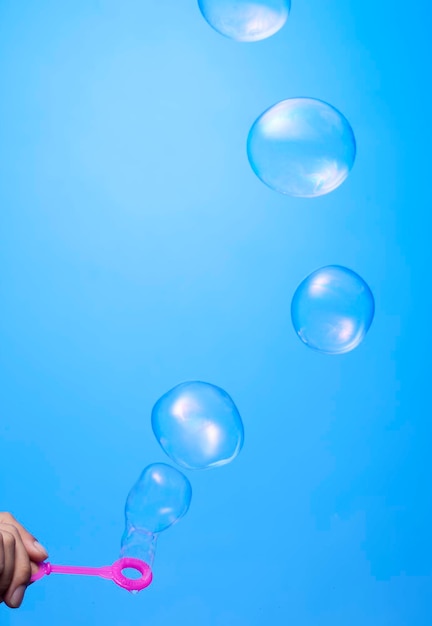 The depiction of air bubbles