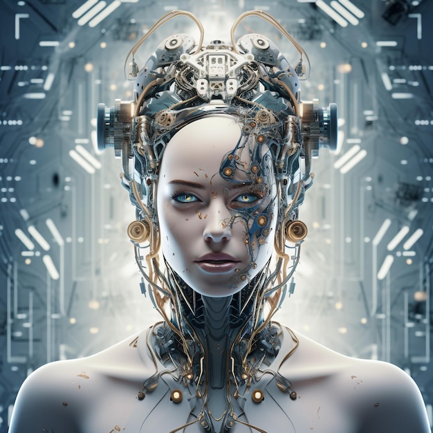 изображение искусственного интеллекта как человека