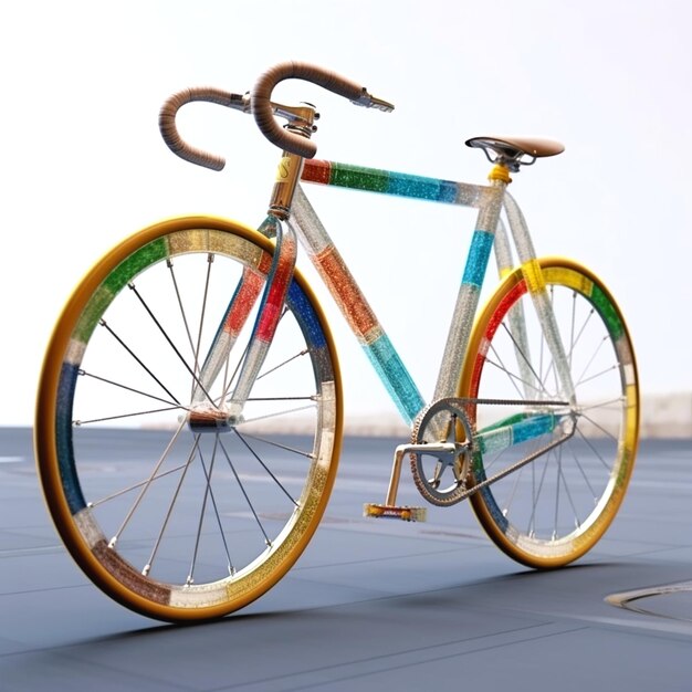 Depiction of bicycle