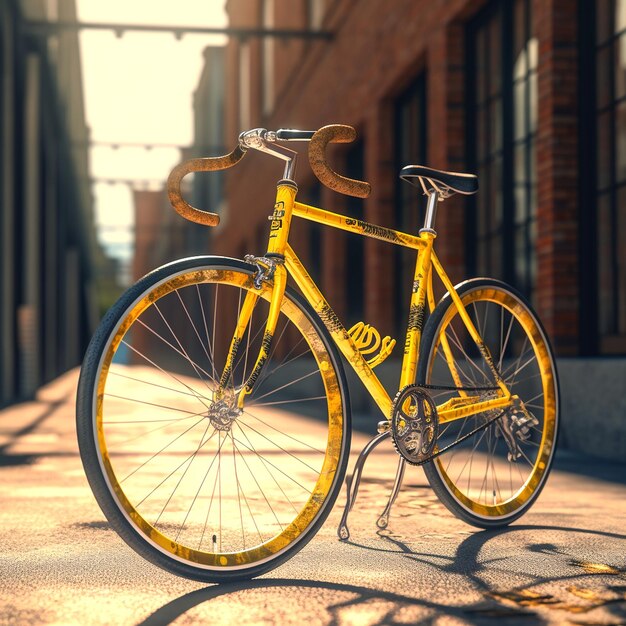 Foto raffigurazione di bicicletta