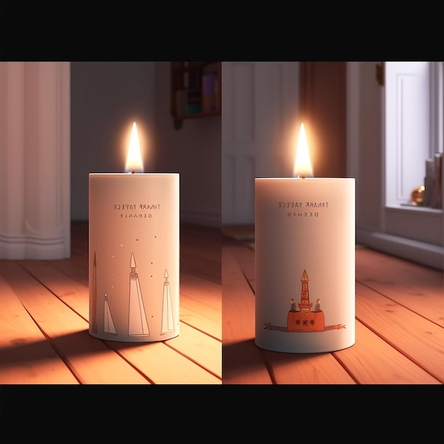 Photo depiction of candle