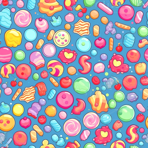 depiction of candy