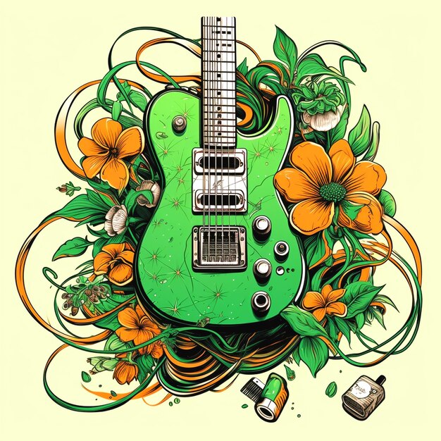 Photo depiction of guitar