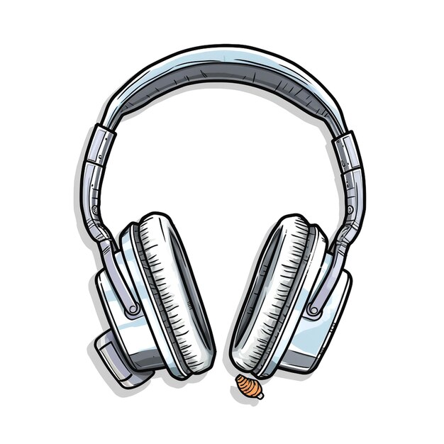 depiction of headphones