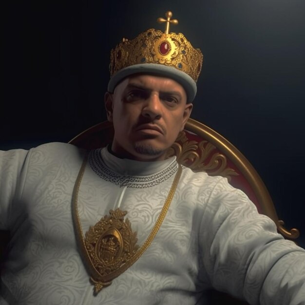 Photo depiction of king