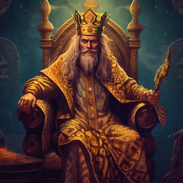 Photo depiction of king