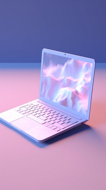 depiction of laptop