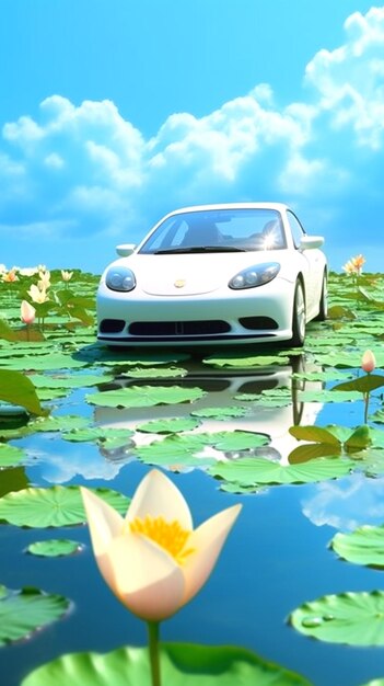 Depiction of lotus