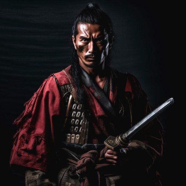 depiction of samurai