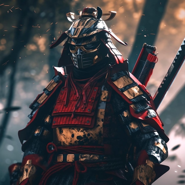 depiction of samurai