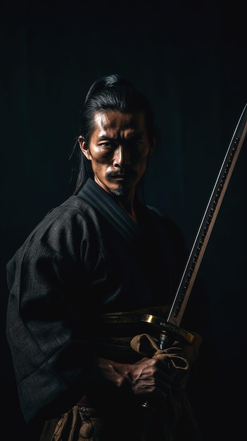 depiction of samurai