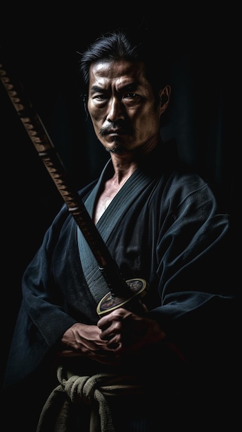 depiction of samurai