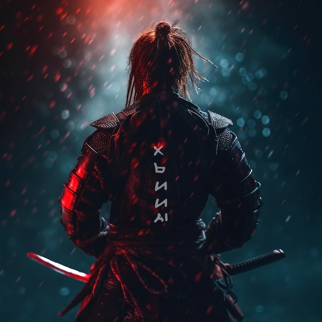 depiction of samurai