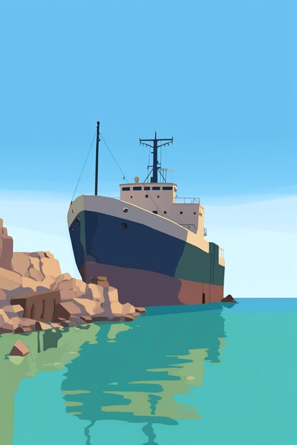 Depiction of ship