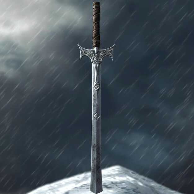 Photo depiction of sword