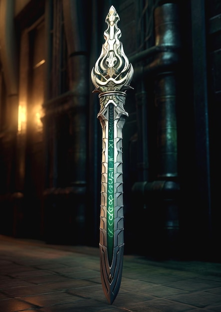 Photo depiction of sword