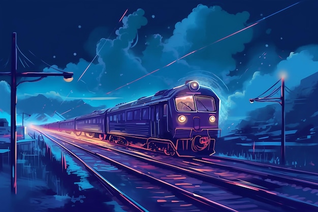 Photo depiction of train