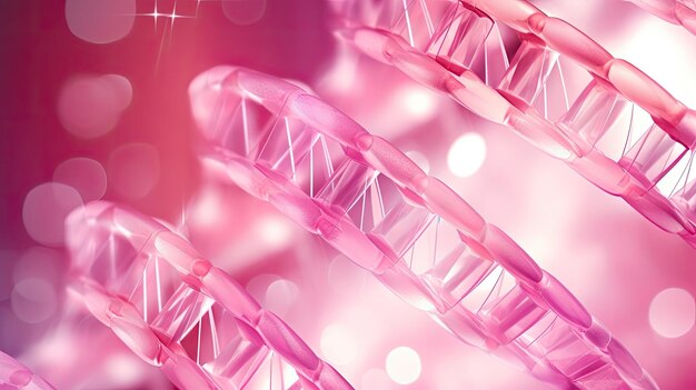 Depicts dna pink