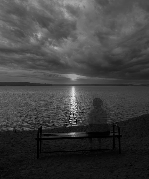 Depression  collage design