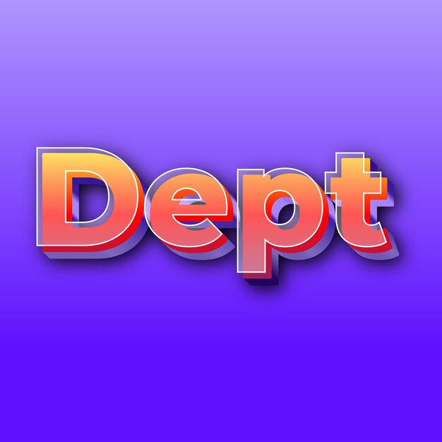 Depttext effect jpg gradient purple background card photo