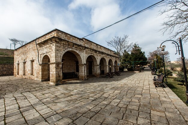 The Derbent fortress. Ancient city of Derbent. Historical sights of the Caucasus. republic of dagestan