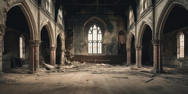 Derelict church hall