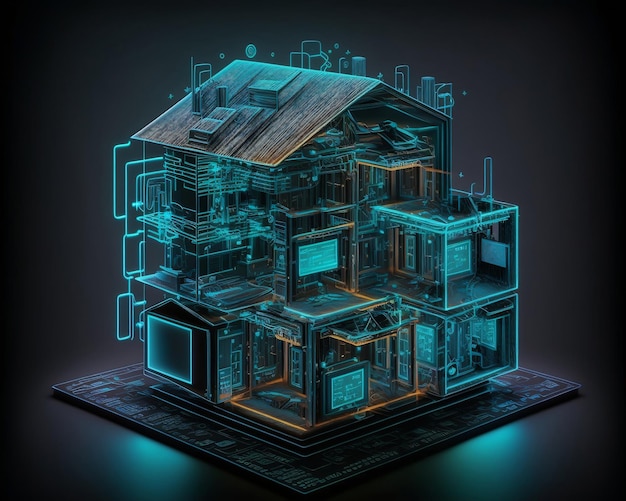 desain of smart home buildings generative AI