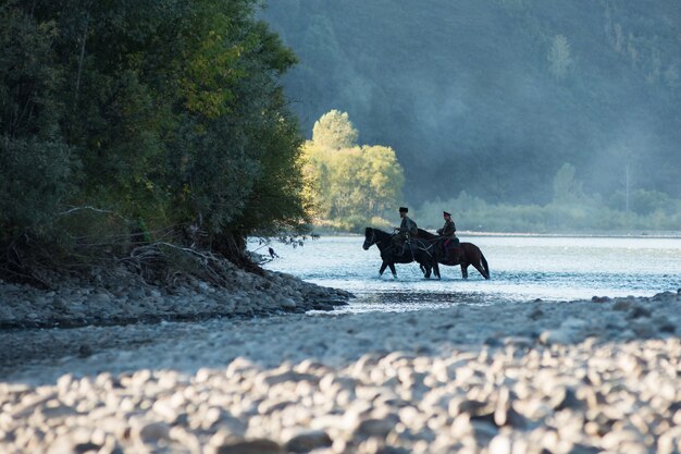 Descendants of the Cossacks in the Altai