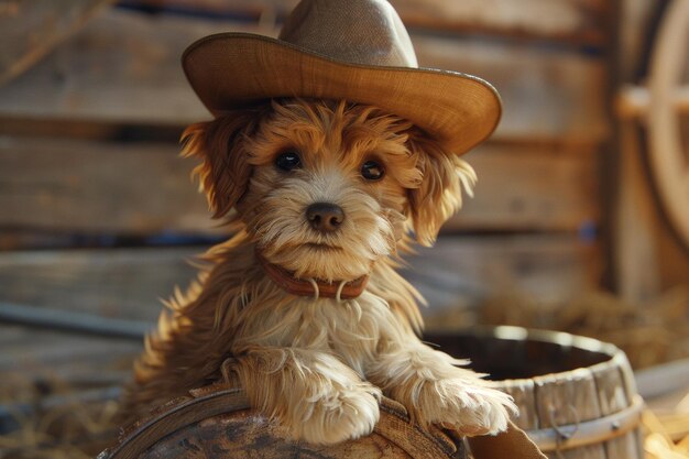 Photo describe a heartwarming moment where the havanese generative ai