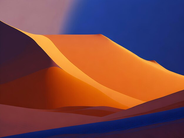 Desert background colorful Desktop background wallpaper Generative Ai