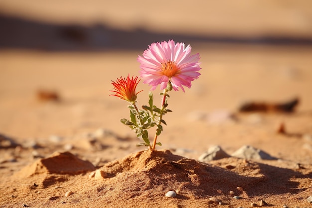 Пустынный цветок генератив Ai