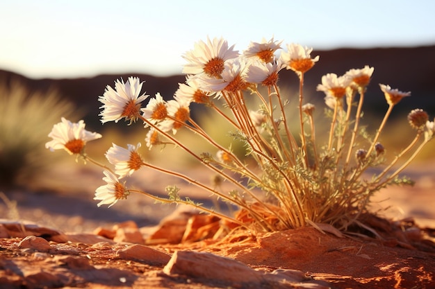 Пустынный цветок генератив Ai
